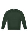 Heren Sweater B&C ID.222 Crew WG007 Forrest Green